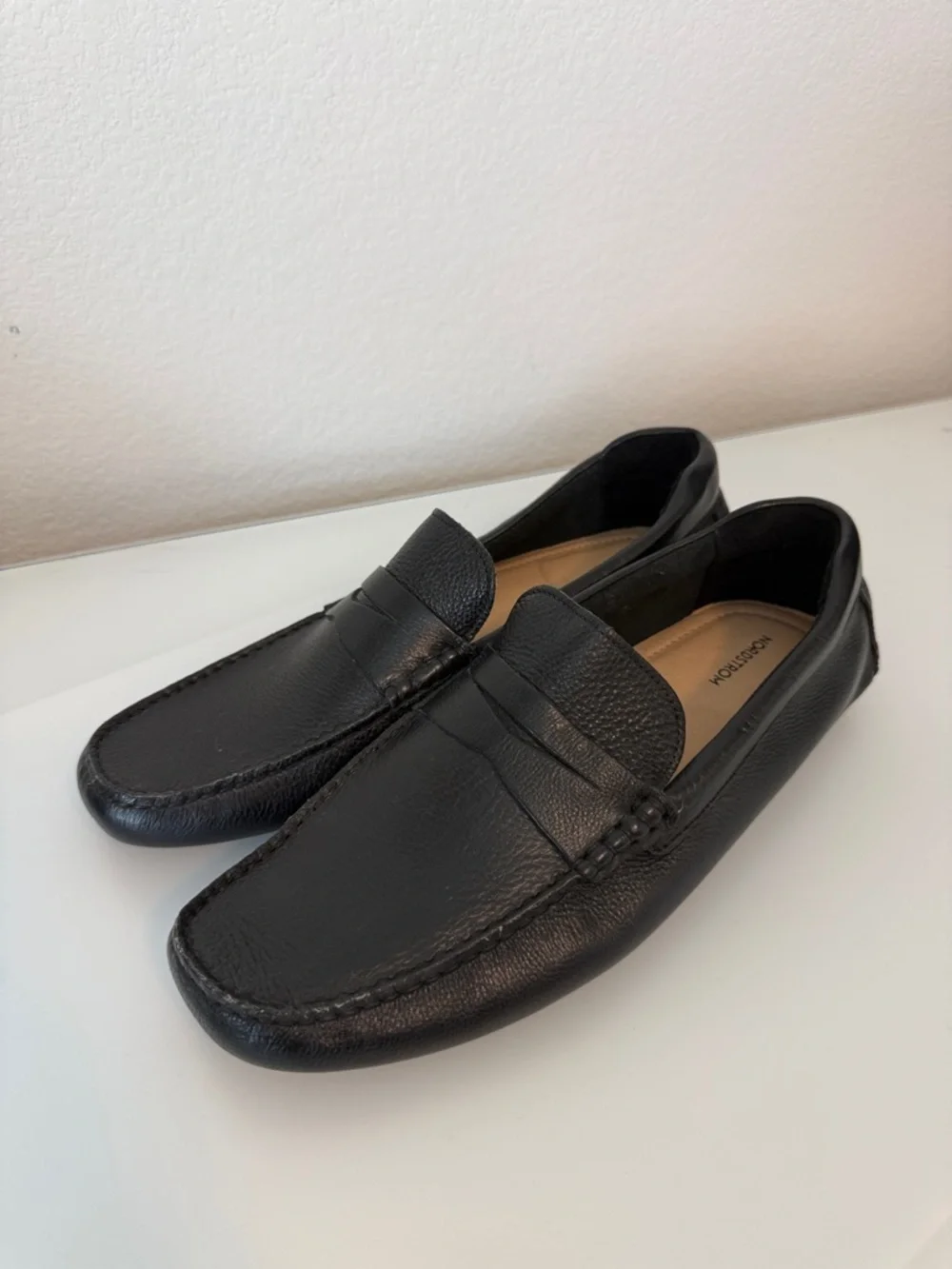 Nordstrom Men’s Cody Black Leather Penny Driving Loafers Size 11 M NWOT - Picture 7 of 8